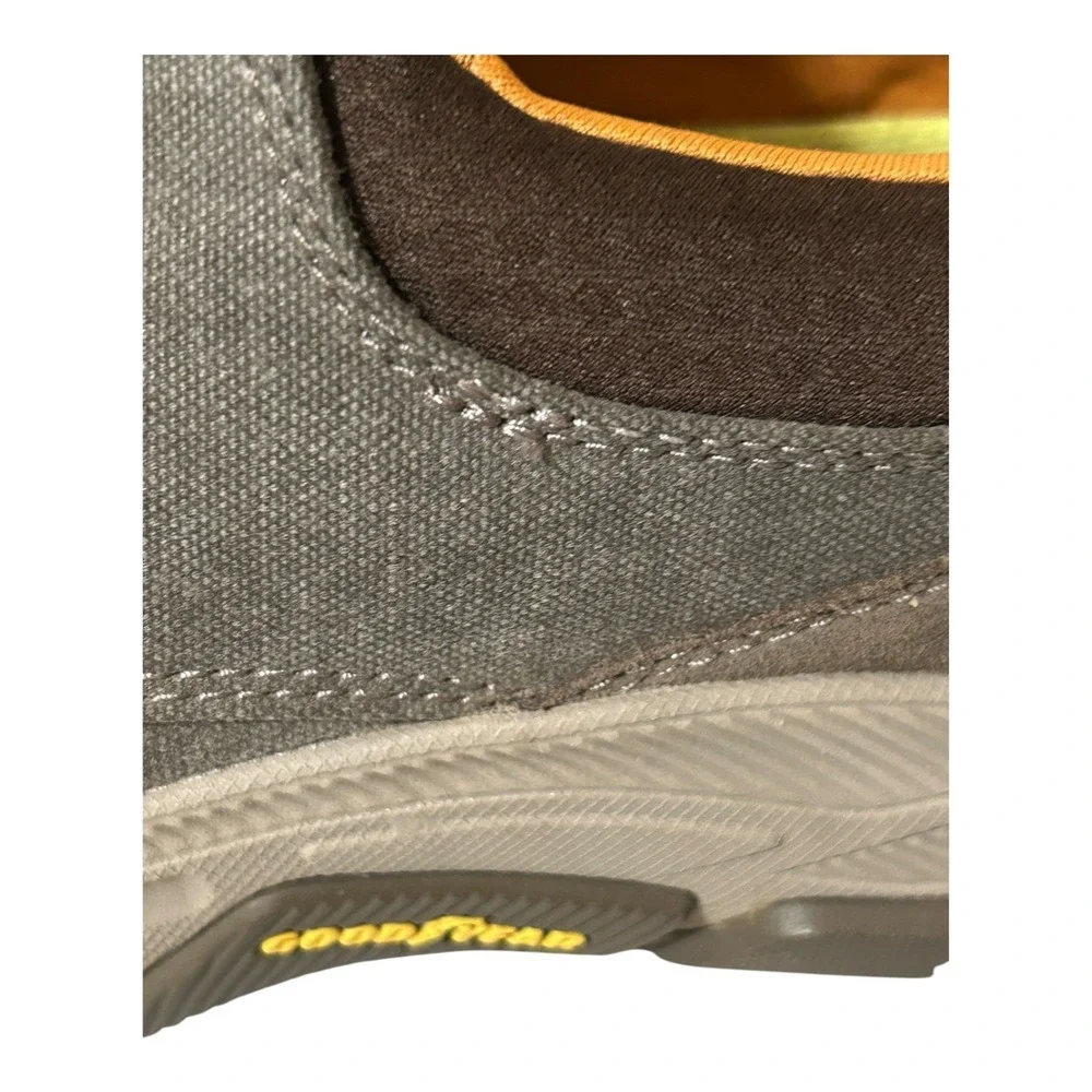 Skechers Respected Loleto Men Size 10 NWOB Taupe Brown Slip On Sneaker 204329